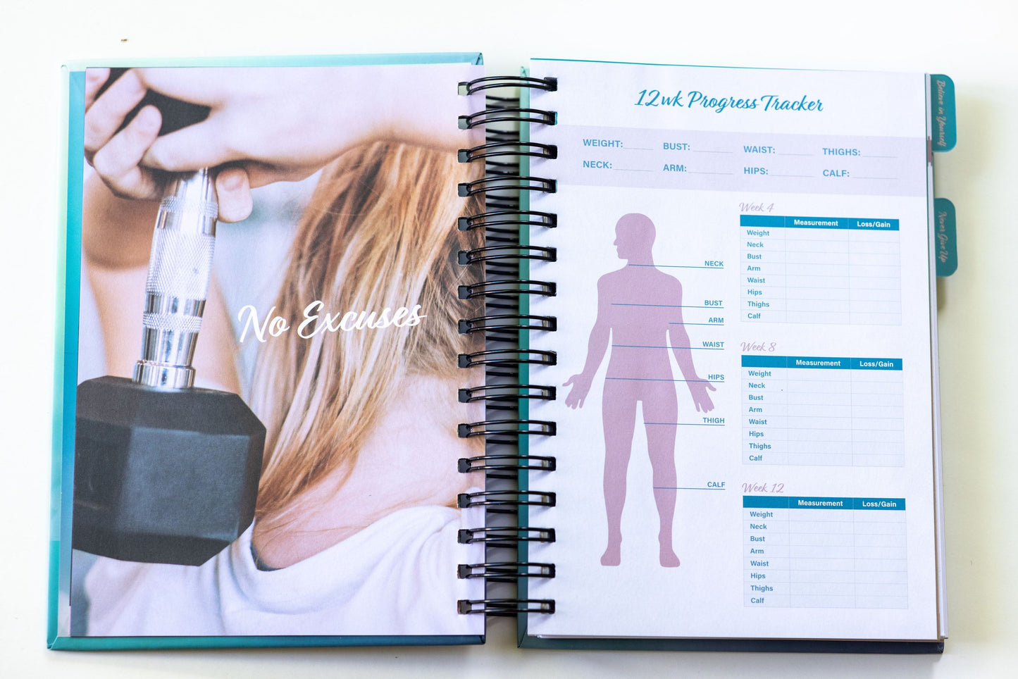 12 Week Fitness Planner